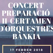 Concert preparació Certamen d’Orquestres
