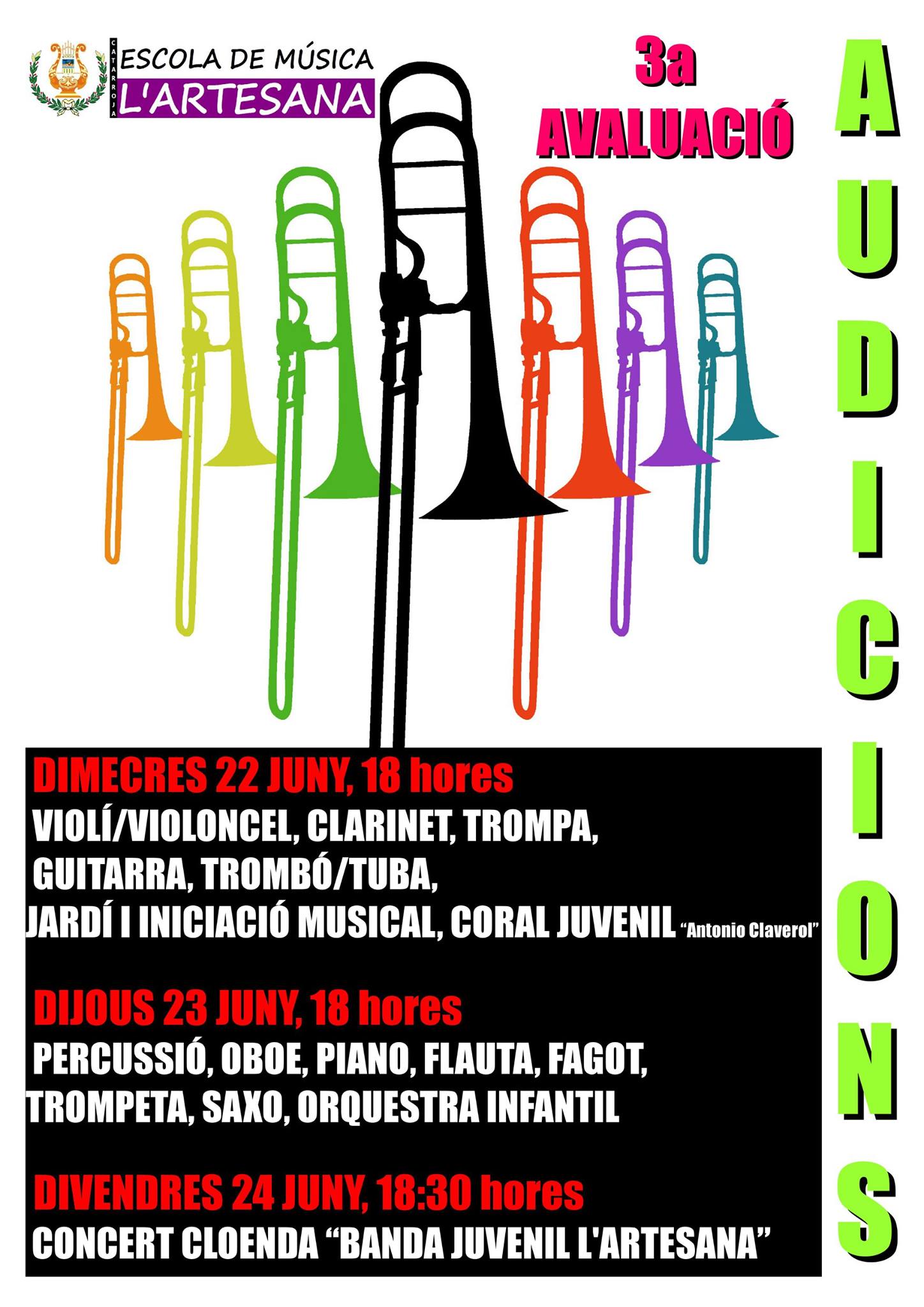 Audicions 3a avaluació 2015-2016