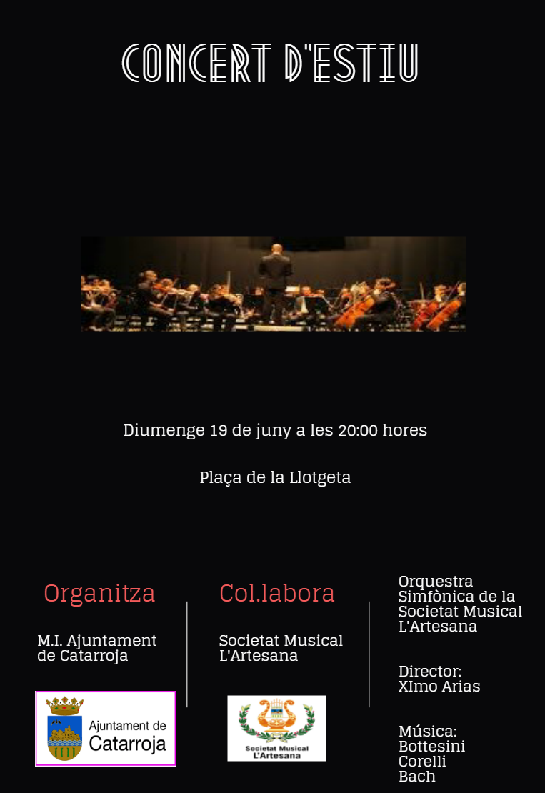 Concert d’estiu de l’Orquestra Simfònica